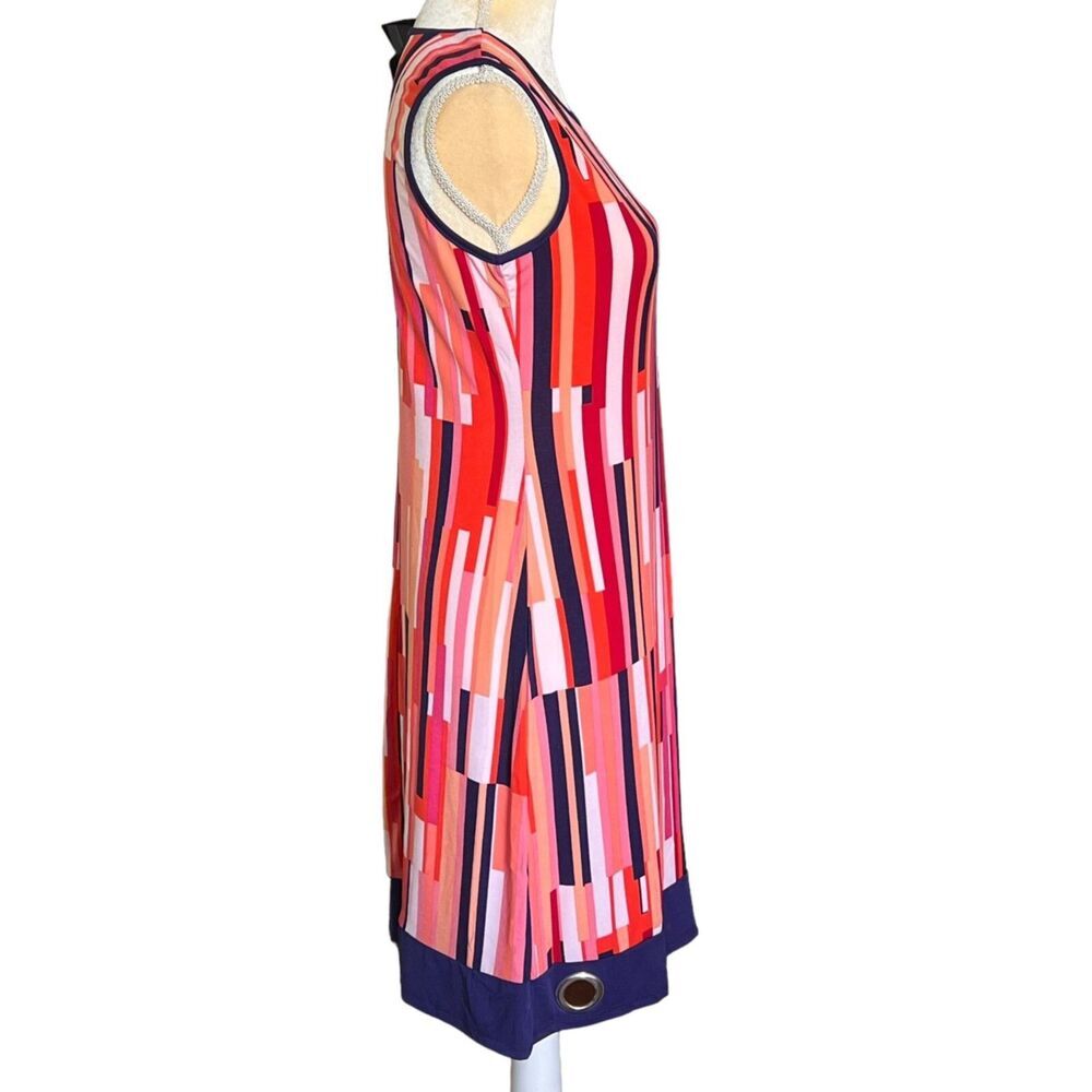 Cure Women's Colorful Striped Sleeveless Dress Size M Comfortable‎ and stretchy - Picture 13 of 16